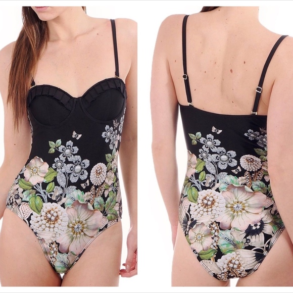 Ted Baker Other - Ted Baker Swimweargema gem gardens frill swimsuit